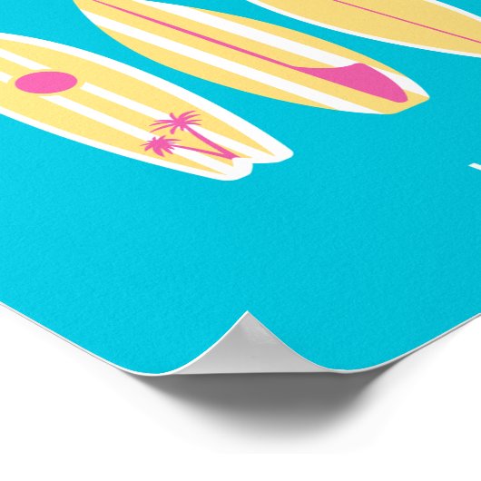 マリブ、マリブビーチ、トロピカル名門私立校風の、ア名門私立校風のート ポスター (角)