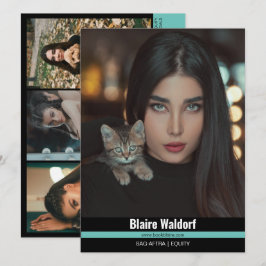 マリブ・リッジ４｜モデリング・コンピ・カード 招待状