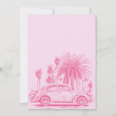 マリブSweet sixteen誕生会 招待状 (裏面)