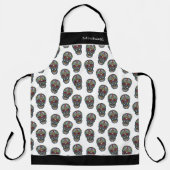 マリポサシュガースカルメキシインスパイアコ エプロン (正面)