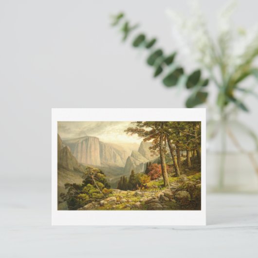 マリポサトレイルからヨセミテバレーカリフォルニア ポストカード (スタンド正面)