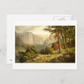 マリポサトレイルからヨセミテバレーカリフォルニア ポストカード (正面/裏面)