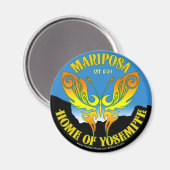 マリポサマグネット1ラウンド マグネット (正面/裏面)