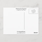 マリポサリンゴ ポストカード (裏面)