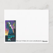 マリポサレインボーバタフライフラワーフェアリーハガキ ポストカード (裏面)