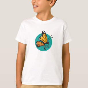 マリポサ(昆虫)オオカバマダラ、モナークバタフライ Tシャツ