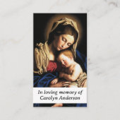 マリマザーオブゴッド祈りの言葉カード コーリングカード (正面)