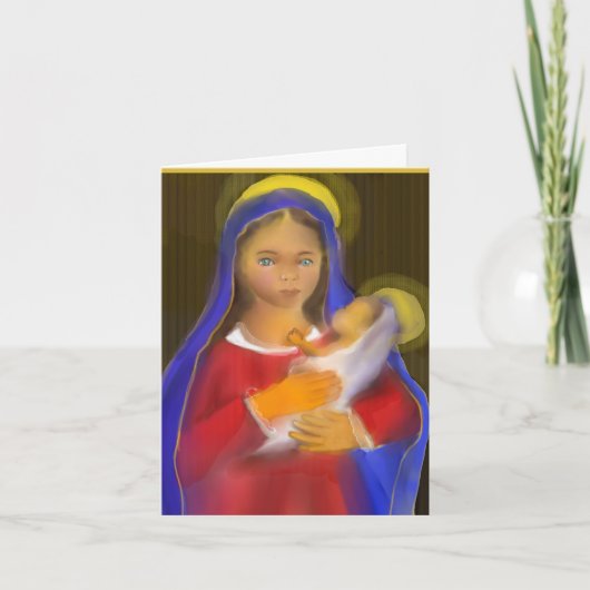 マリヤとイエス ノートカード (正面)