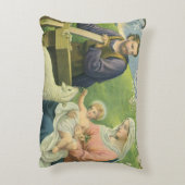 マリヤとベビー・イエスとのヨセフのワークショップ アクセントクッション (裏面(縦))