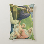 マリヤとベビー・イエスとのヨセフのワークショップ アクセントクッション (正面(垂直))