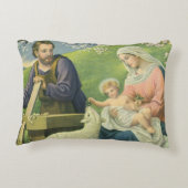 マリヤとベビー・イエスとのヨセフのワークショップ アクセントクッション (裏面)