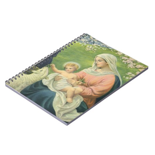 マリヤとベビー・イエスとのヨセフのワークショップ ノートブック (左側)