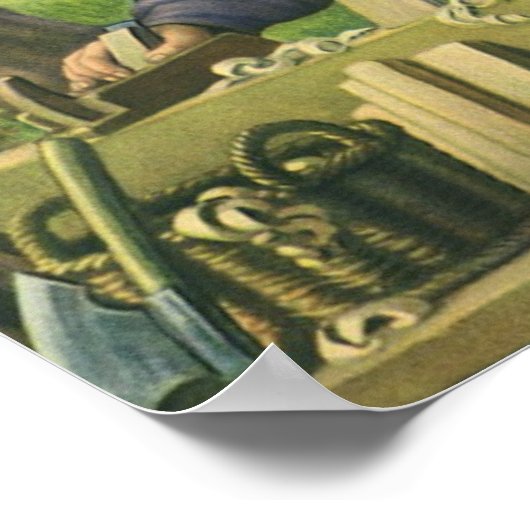 マリヤとベビー・イエスとのヨセフのワークショップ ポスター (角)