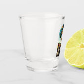 マリヤと十字架につけられたヴァージン ショットグラス (左)