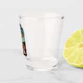 マリヤと十字架につけられたヴァージン ショットグラス (右)