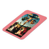 マリヤと十字架につけられたヴァージン マグネット (左側)