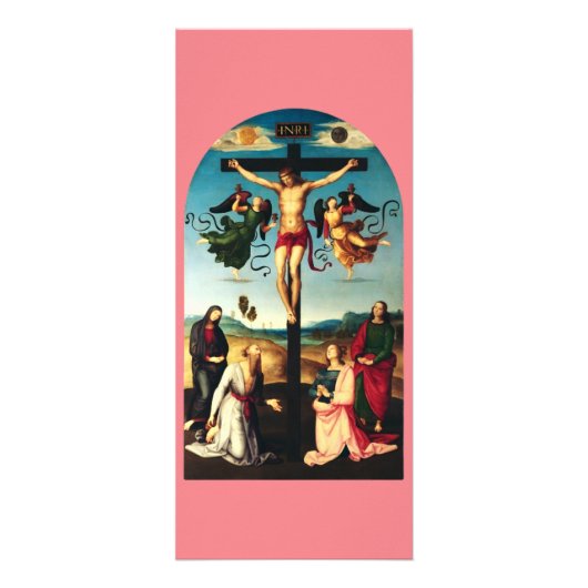 マリヤと十字架につけられたヴァージン ラックカード (正面)