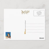 マリヤと眠れるベビーイエス ポストカード (裏面)