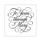 マリヤを通してイエス様へ花開いた脚本 ラバースタンプ (インプリント)