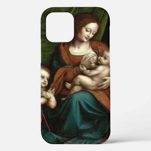 マリヤ・ケース・メイトiPhonの神の胸への栄光 Case-Mate iPhoneケース (裏面)