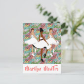 マリリンかわいらしモンFRO黒人女性 ポストカード (スタンド正面)