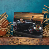 マリリンとエルビスのクリスマスジョイライド フォトプラーク (側面)