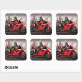 マリリンのオートバイ スクエアシール (シート)