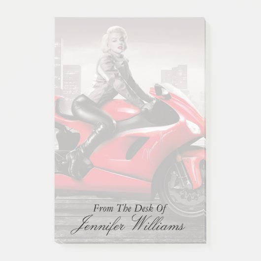 マリリンのオートバイ ポストイット (正面)