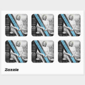 マリリンのスノーボード スクエアシール (シート)