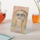 マリリンのペデスタル記号、4" X 6"ペデスタル記号 台座サイン (インサイチュ)