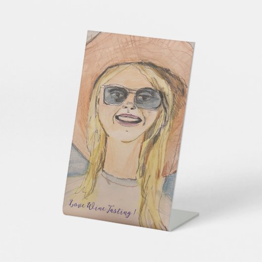 マリリンのペデスタル記号、4" X 6"ペデスタル記号 台座サイン (正面)