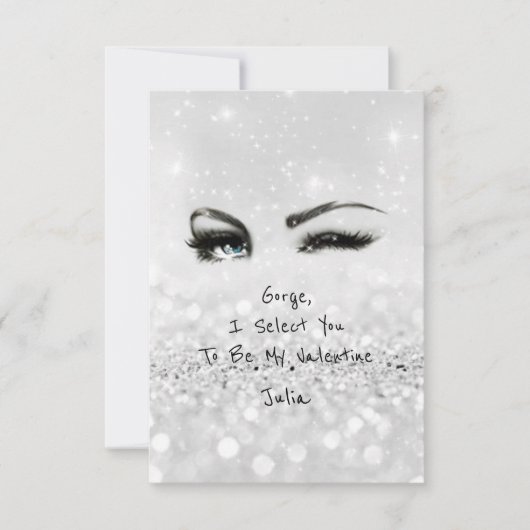 マリリンモンローバレンタインデール 招待状 (正面)