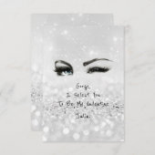 マリリンモンローバレンタインデール 招待状 (正面/裏面)