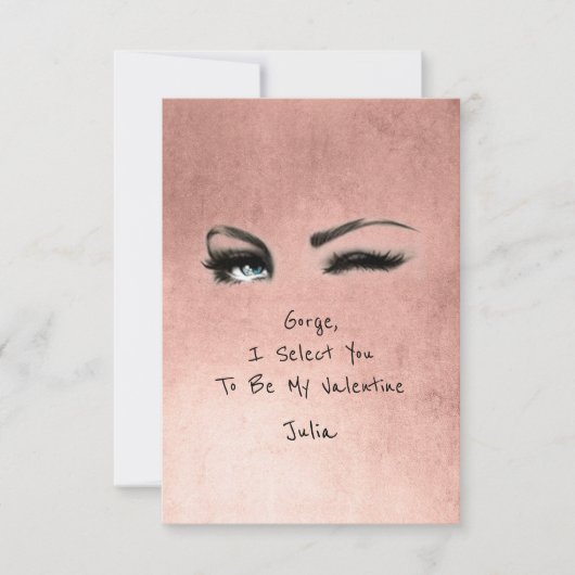 マリリンモンローバレンタインデール 招待状 (正面)