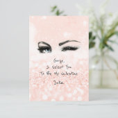 マリリンモンローバレンタインラブ宣言バラ 招待状 (スタンド正面)