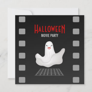 マリリン幽霊ハロウィーン映画パーティの招待状 招待状