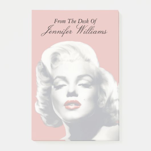 マリリン赤い唇 ポストイット (正面)