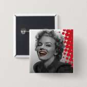 マリリン赤点 缶バッジ (正面&裏面)