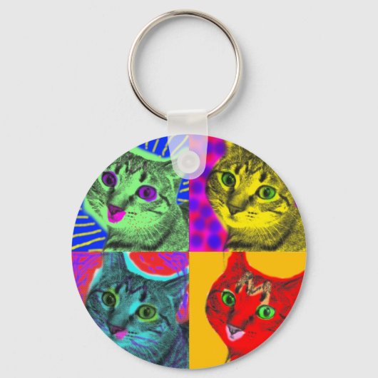 マリリン・キャッツ キーホルダー (正面)