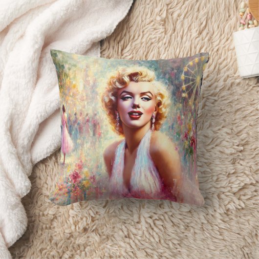 マリリン クッション (ブランケット)
