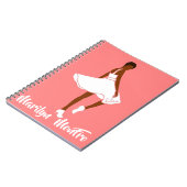 マリリン・モンFRO AFRoCAアフロ・アフリカ黒人女性 ノートブック (左側)