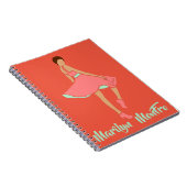 マリリン・モンFRO AFRoCAアフロ・アフリカ黒人女性 ノートブック (右側)