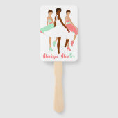 マリリン・モンFRO AFRoCAアフロ・アフリカ黒人女性 ハンドファン (裏面)