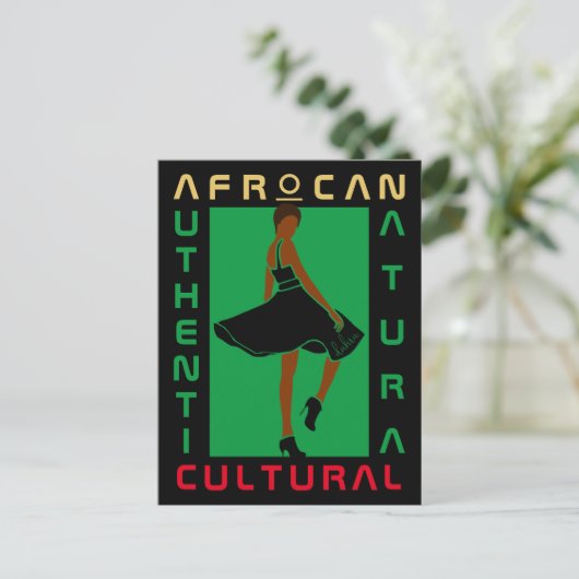マリリン・モンFRO AFRoCAアフロ・アフリカ黒人女性 ポストカード (スタンド正面)