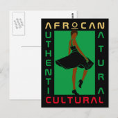 マリリン・モンFRO AFRoCAアフロ・アフリカ黒人女性 ポストカード (正面/裏面)