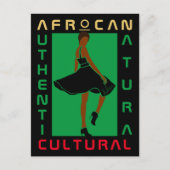 マリリン・モンFRO AFRoCAアフロ・アフリカ黒人女性 ポストカード (正面)