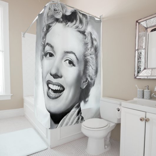 マリリン・ヴィンテージポスター シャワーカーテン (インサイチュ)