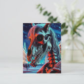 マリロイドスケルトンクリスマス ポストカード (スタンド正面)