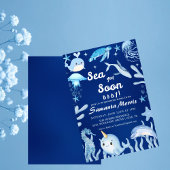 マリンちゃんにまた会おうね　赤ちゃんが生まれてくるよ 招待状