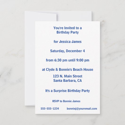 マリンの大ジャンプ 招待状 (裏面)